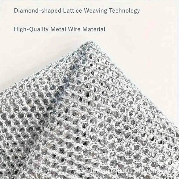 Double Layer Non-Stick Cleaning & Removing Oil Stains Stainless Steel Dish Cloth - Picture 7 of 16